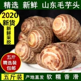 Taro Fresh Taro Taro Marge растительный овощ Shandong Special -Product Farmers сажают свежее маленькое таро пять фунтов бесплатной доставки