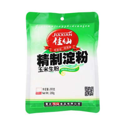 Крахмал Jiaxian рафинированный 200г/пакет