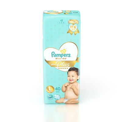 Подгузники Pampers First Class Plus большого размера 40 шт.