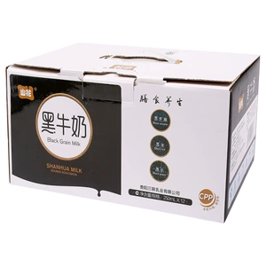 SH/Shanhua Tetra Pak Черное молоко 250 мл*12 шт.