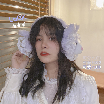 taobao agent Cute keep warm headphones, earmuffs, Lolita style, ear protection