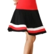 Черная (красная полоса) средняя юбка