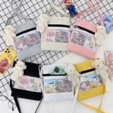 Шоппер для школьников, японская сумка на одно плечо, свежая милая сумка для телефона, кошелек