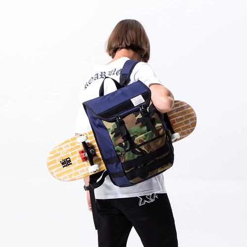 Оригинальный дизайнерский скейтборд, камуфляжная небольшая сумка с двумя изогнутыми концами, надевается на плечо