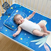 Охлаждающий шелковый летний дышащий детский коврик для детского сада для сна