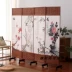 mẫu song cửa sổ bằng gỗ đẹp Phong cách Trung Quốc đơn giản màn hình vách ngăn màn hình gấp phòng khách phòng ngủ đơn giản hiện đại gấp di động vải rào cản kinh tế vách bình phong Màn hình / Cửa sổ