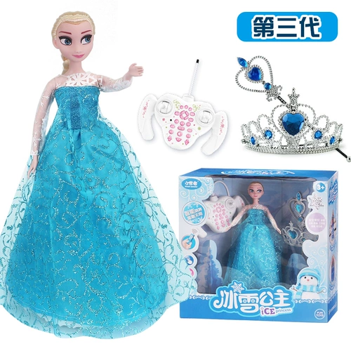 Умная кукла для школьников для принцессы, волшебный замок, игрушка, сумка, раннее развитие, «Холодное сердце»