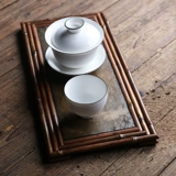 Натуральный держатель для стакана, сушилка, чайный сервиз, система хранения, заварочный чайник с аксессуарами