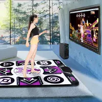 TV sử dụng kép gia đình toàn bộ người mới bắt đầu nhảy đơn mới kết nối trẻ em nhảy mat tập thể dục không dây - Dance pad thảm nhảy kèm tay cầm điều khiển từ xa