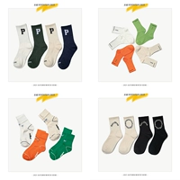 Tide, японские хлопковые брендовые трендовые демисезонные гольфы для влюбленных, баскетбольные носки, средней длины, впитывают пот и запах