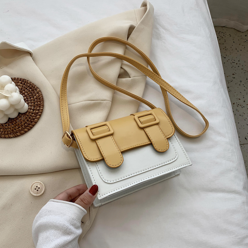 Yellowsummer Mini Small bag female Inclined shoulder bag 2020 new pattern Internet celebrity Versatile ins Thailand Cambridge bag mini edition package