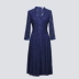 Meierya phụ nữ quần áo đầu mùa xuân mới váy ren nửa tay áo dài váy váy màu xanh 431-1 - Váy dài Váy dài