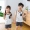 Bộ đồ vest trẻ em cotton tinh khiết new 2020 trẻ em trung và nhỏ quần đùi treo mùa hè cho bé trai và bé gái Bộ đồ hai mảnh giản dị - Phù hợp với trẻ em