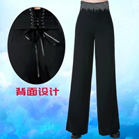 5D066 Diamond Band -pants -Black