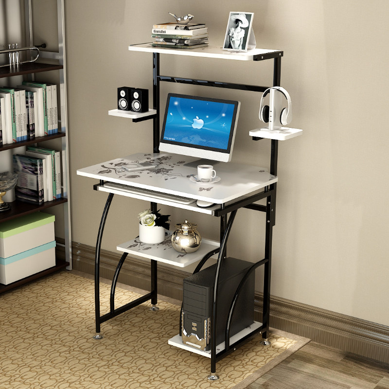 亿家达 现代简约台式电脑桌书桌 家用组合办公桌子笔记本 电脑桌