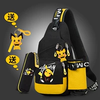 729 Желтый и Черный Пикачу+Подвеска+Пенал