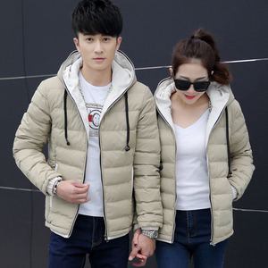 2018 mới thanh niên vài bông mùa đông nam áo khoác nam giới và phụ nữ bông áo khoác xu hướng Hàn Quốc mùa đông ngắn bông quần áo