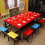 Bàn học sinh học đoàn sinh viên 1,2 mét vẽ tranh tiểu học bàn nghệ thuật bàn nhỏ bàn nâng cao nội thất phòng ngủ - Nội thất giảng dạy tại trường bàn liền ghế