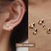 5mm Champagne Golden Screws Twits a pair