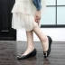 Giày đi mưa thời trang 2019 giày nữ cao su cắt thấp thoáng khí chống trượt giày không thấm nước nêm đế bằng phẳng giày đế bệt - Rainshoes Rainshoes