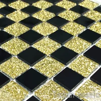 Черное зеркало+золотой бриллиант