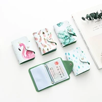 Gói thẻ của phụ nữ Hàn Quốc dễ thương chủ thẻ kinh doanh nhỏ thẻ đa thẻ vị trí thiết lập cá tính mini thẻ tươi bộ gói tài liệu ví đựng thẻ 