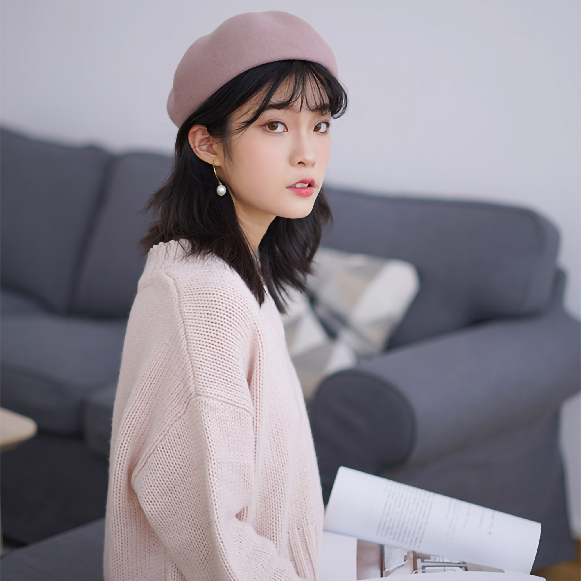 秒变时髦精不是难题,一款贝雷帽就可以