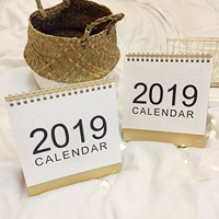 Минималистичный настольный календарь, блокнот, 2019 года