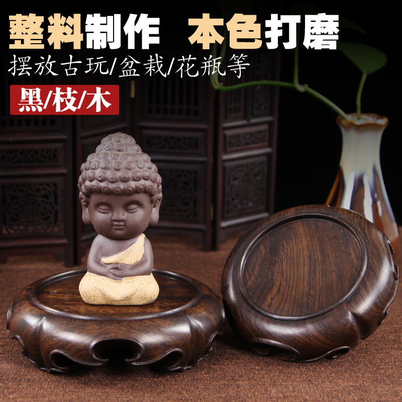 包郵 木雕擺件紅木禮品 緬甸花梨木大果紫檀 天然實木整木筆筒