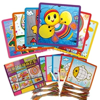 Детские наклейки для детского сада, набор материалов, игрушка, DIY