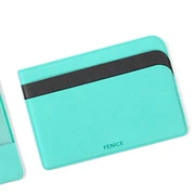Hàn Quốc chính hãng fenice kinh doanh đơn giản màu rắn PU gói thẻ di động giao thông kiểm soát truy cập thẻ set ID chủ thẻ