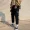 Quần nam phiên bản Hàn Quốc của xu hướng siêu lửa overalls thủy triều thẻ chín điểm giản dị quần hip hop đẹp trai quần thẳng t
