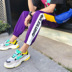 Hiphop quần nam lỏng lẻo Châu Âu và Mỹ đường phố triều cá tính thương hiệu chùm chân Hàn Quốc phiên bản của xu hướng của bàn chân nhỏ thể thao hip hop quần nam Quần Jogger