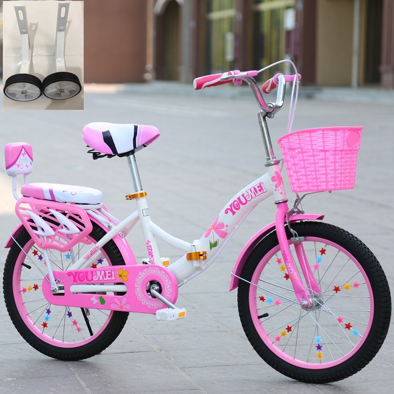Xe đạp trẻ em xe đạp Công chúa có thể bé gái xe đẩy bé trai 3 tuổi bé 2-4-6 tuổi học sinh nhẹ - Con lăn trượt patinet / trẻ em
