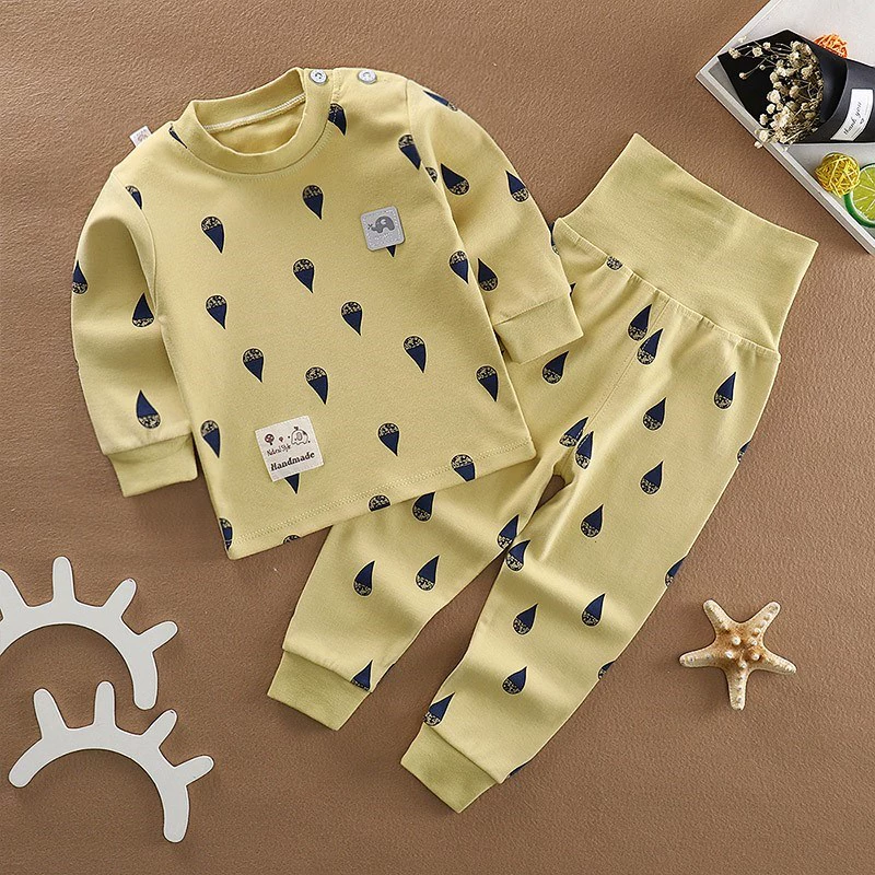 Sản phẩm mới cho trẻ sơ sinh Qiuyi Qiu phù hợp với đồ lót cotton cho bé trai Quần bé gái eo cao - Quần áo lót
