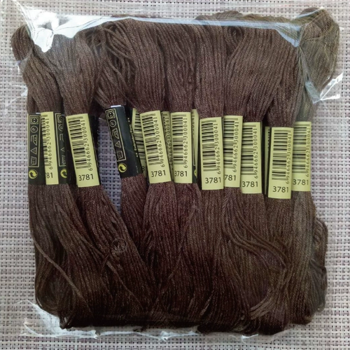 Строка поперечной вышивки 3781 Линия № 10 Каждая 8 -метровая и 6 -запланированная пополнение стельки вышива