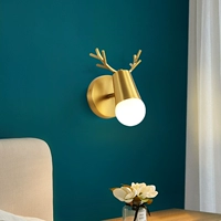 Скандинавское бра, креативные передние фары для зеркала, медный настенный светильник для коридора