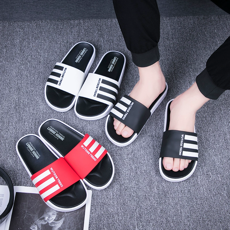 Dép Qianzhene nam mùa hè 2019 xu hướng thời trang châu Âu và Mỹ mới mang giày đi biển chống trượt cá nhân - Dép