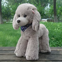 Wei Wei Beibei VIP Dog Doll Chân dài Chó đứng Đồ chơi sang trọng Teddy Dog Ragdoll Girl Gift Child - Đồ chơi mềm gấu bông cá mập