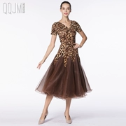 2019 mới hiện đại quần áo nhảy lưới nhảy váy waltz khiêu vũ khiêu vũ khiêu vũ khiêu vũ váy khiêu vũ Latin - Khiêu vũ / Thể dục nhịp điệu / Thể dục dụng cụ
