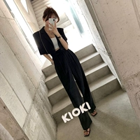Южнокорейский товар, летний тонкий пиджак классического кроя, костюм, комплект для отдыха, штаны, сезон 2021, короткий рукав