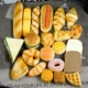 xe ô tô đồ chơi Mô phỏng thực phẩm giả bánh trái cây điểm hamburger bánh mì phục hồi mô hình mềm vườn trẻ em chụp đạo cụ trang trí bộ đồ chơi trang điểm