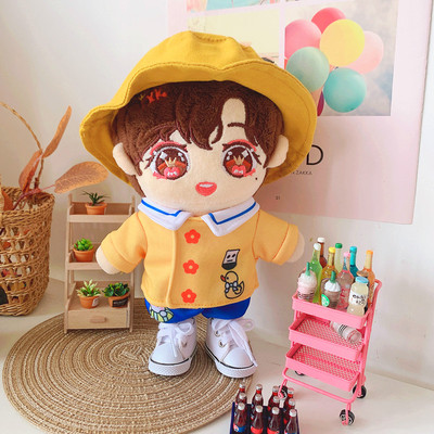 taobao agent Spot Xiao Zhan Childhood clothes pants, childhood jacket, 20 cm set 20cm doll star doll