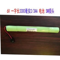 6 В одну длину полоса 2/3AA3300 мА SM Plug