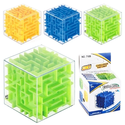 Trò chơi 3D Rubiks Cube Bal cân Ball Labyrinth Ball Cậu bé 6 tuổi thông minh trò chơi giáo dục đồ chơi đột phá - Đồ chơi IQ