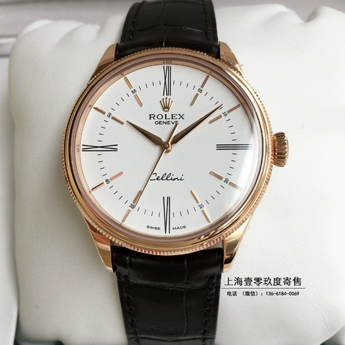 Rolex, классический костюм, золотой ремешок для часов, механические мужские часы, простой и элегантный дизайн, розовое золото