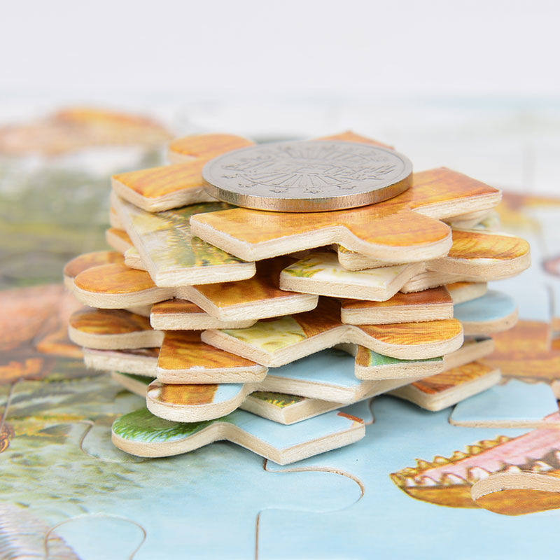 60100200片儿童木质拼图38岁男女孩益智启蒙立体平面卡通玩具