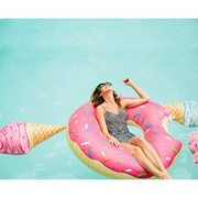 Donut bơi vòng-INS-Lớn-Gửi chân đường kính 90cm