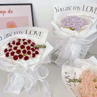 Реалистичный набор материалов для друга на день Святого Валентина, «сделай сам», букет, подарок на день рождения