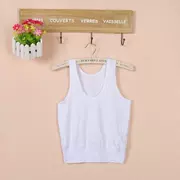 Áo mẹ cộng với áo vest chất béo cotton mùa hè chất béo bó sát không tay tăng mùa hè ông già áo nỉ mùa hè buông lơi - Áo vest